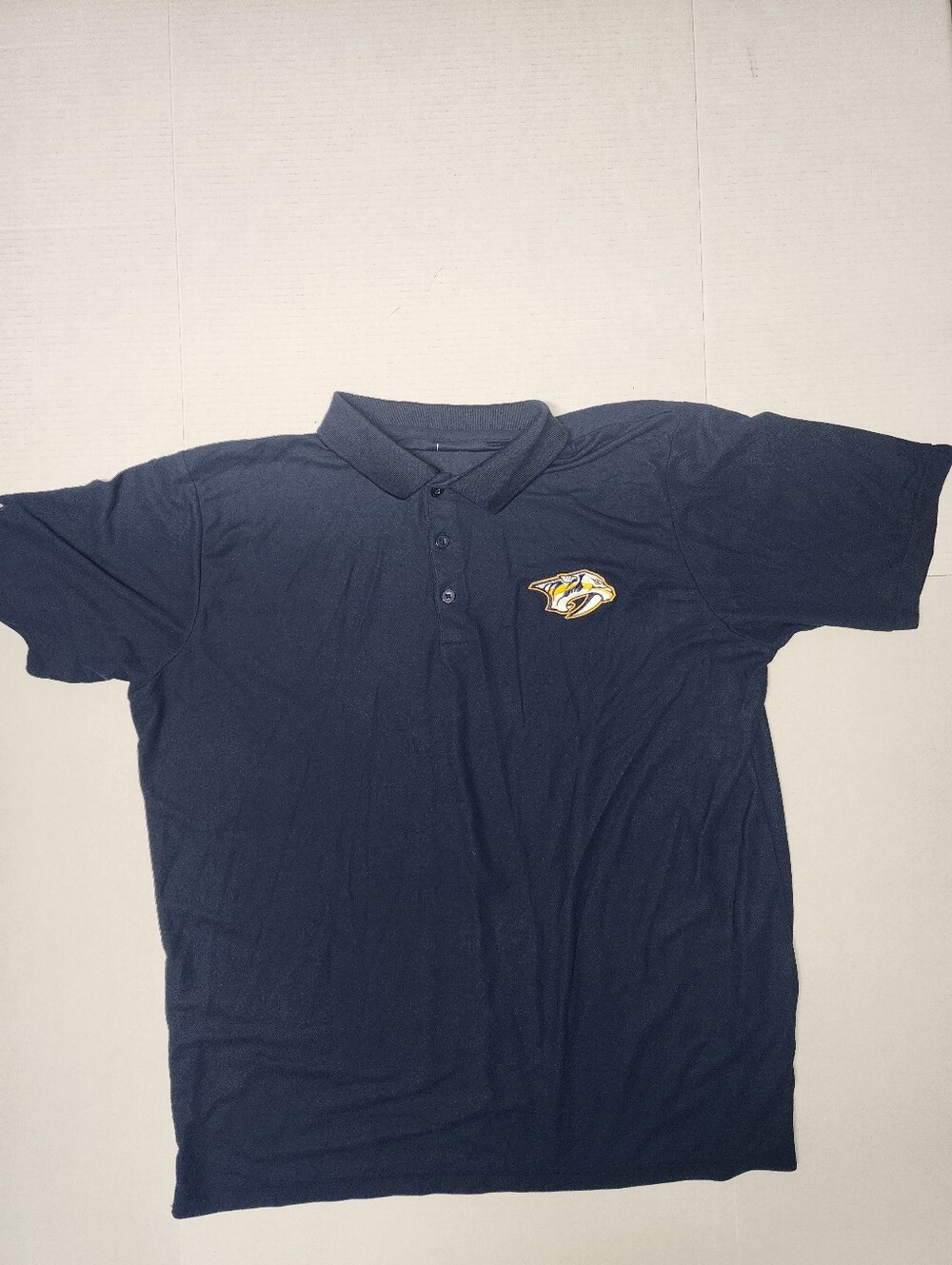 Antigua Men's Size XL Navy Nashville Predators Short Sleeve Polo Shirt